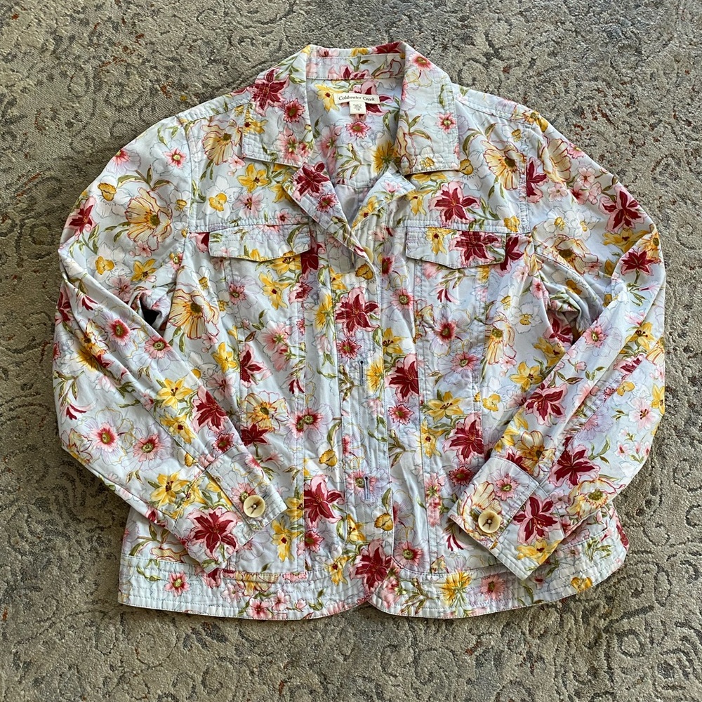 Coldwater Creek cotton jacket size 16